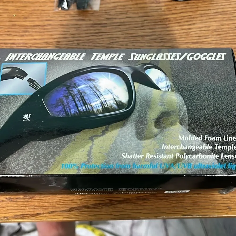 Mammoth Choppers Interchangeable Riding Sunglasses Goggles